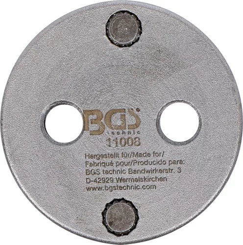 BGS technic Fékdugattyú visszatekerő adapter Renault és BMW Mini típusokhoz, a BGS 1119 fékdugattyú visszatekerő készletből, "A / Z" (BGS 11008)