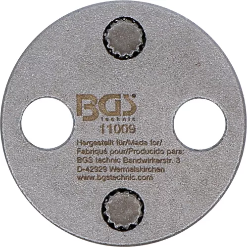 BGS technic Fékdugattyú visszatekerő adapter Opel típusokhoz, a BGS 1119 fékdugattyú visszatekerő készletből, "F / G" (BGS 11009)