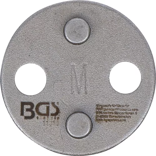 BGS technic Fékdugattyú visszatekerő adapter Ford, BMW Mini és Nissan típusokhoz, a BGS 1119 fékdugattyú visszatekerő készletből, "M" (BGS 11010)