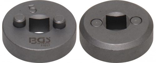 BGS technic Fékdugattyú visszatekerő adapter, 3/8" (10 mm), a BGS 1119 fékdugattyú visszatekerő készletből, "5" (BGS 11017)