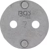 BGS technic Fékdugattyú visszatekerő adapter Alfa Romeo, Audi és Citroën típusokhoz, a BGS 1119 fékdugattyú visszatekerő készletből, "7" (BGS 11019)