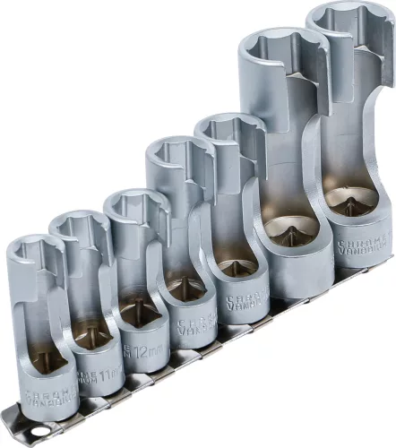 BGS technic 7 részes 3/8" réselt speciális dugókulcs készlet (BGS 1105)