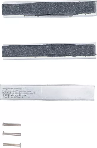 BGS technic 3 db tartalék dörzs fej a BGS 1157 henger dörzsár/tisztítóhoz, 100 mm, P180 (BGS 1147)
