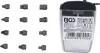 BGS technic Rövid bitkészlet extra lapos bitracsniba, 1/4”, Torx / imbusz / PZ, 12 részes (115) (BGS 115-1)