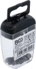 BGS technic Rövid bitkészlet extra lapos bitracsniba, 1/4”, Torx / imbusz / PZ, 12 részes (115) (BGS 115-1)