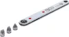BGS technic Extra lapos bitracsni 1/4” befogással, 100 mm, 5 mm-es fejjel, 4 bittel (BGS 115)