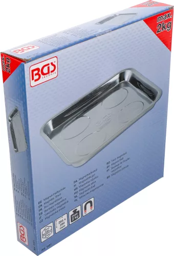 BGS technic Mágneses tál, inox (BGS 1151)