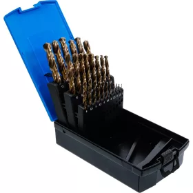   BGS technic Kobalt fémfúró készlet HSS-G M35, 1–13 mm, 25 részes (BGS 116)