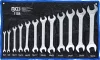 BGS technic Villáskulcskészlet, kétoldalas, CrV acél, 6–32 mm, 12 részes, feltekerhető tokban (BGS 1184)