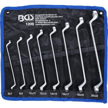   BGS technic 8 részes csillagkulcs készlet 6x7 - 20x22 mm (BGS 1209)