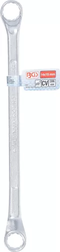 BGS technic Mély, hajlított csillagkulcs 14x15 mm (BGS 1214-14x15)