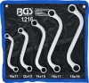 BGS technic 5 részes S-profilú csillagkulcs készlet 10x11 - 18x19 mm (BGS 1216)