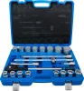BGS technic Dugókulcs készlet 3/4", 21 db-os, /12 szögű/ (BGS 1223)