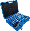 BGS technic Dugókulcs készlet 3/4", 21 db-os, /12 szögű/ (BGS 1223)