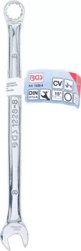 BGS technic Csillag-villás kulcs, extra hosszú, 8 mm (BGS 1228-8)