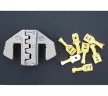 BGS technic Krimpelő befogópofa nyitott kábelsaruhoz a BGS 1410, 1411, 1412 azonosítójú termékekhez (BGS 1410-C)