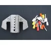 BGS technic Krimpelő befogópofa szigetelt, vékony kábeles saruhoz, a BGS 1410, 1411, 1412 azonosítójú termékekhez (BGS 1410-D)