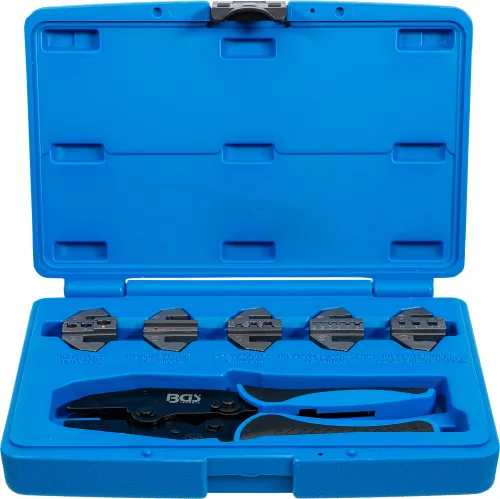 BGS technic Krimpelő fogó készlet 5 pár pofával (BGS 1410)