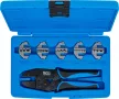 BGS technic Krimpelő fogó készlet 5 pár pofával (BGS 1410)