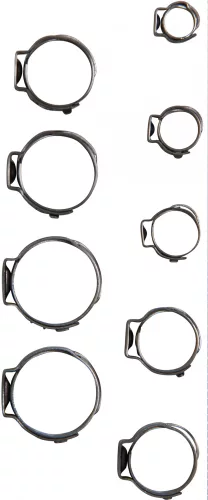 BGS technic 170 részes rozsdamentes acél csőbilincs készlet (BGS 14115)