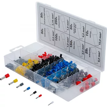   BGS technic 685 darabos szigetelt érvéghüvely készlet (BGS 14120)