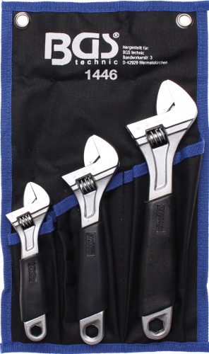 BGS technic 3 részes állítható villáskulcs készlet (BGS 1446)