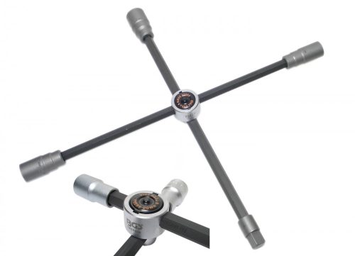 BGS technic Keresztkulcs teherautóhoz, összecsukható, csuklópántos kötés (BGS 1458)