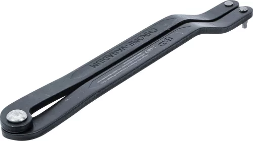 BGS technic Csapos körmösanya-kulcs homlokfuratos anyákhoz, állítható, 14 mm-től, 3 mm-es csapokkal (BGS 1463)