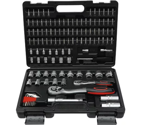 BGS DIY Dugókulcskészlet | 6,3 mm (1/4")/12,5 mm (1/2") | 115 darabos (BGS 15120)