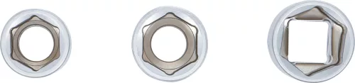 BGS DIY 1/2" dugófej készlet, 15-17-19 mm (BGS 15125)