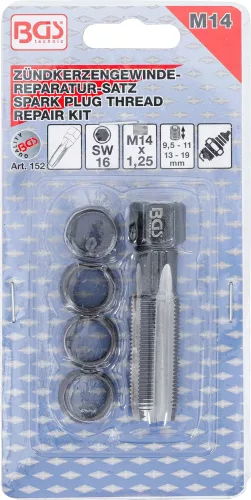 BGS technic Gyújtógyertya menetjavító készlet M14x1.25 (BGS 152)