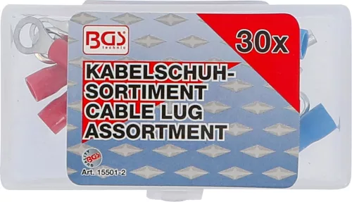 BGS technic 30 részes kábelsaru készlet a BGS 15501 professzionális szerszámkészlethez (BGS 15501-2)