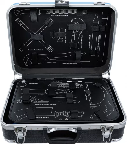 BGS technic üres koffer a BGS 15502 hűtés-légkondicionáló szerelői szerszámtáskához (BGS 15502-1)
