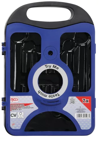 BGS technic 7 részes racsnis csillag-villás kulcs készlet 8-19mm (BGS 1596)