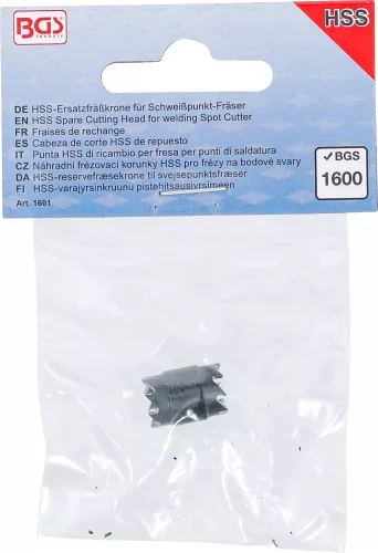 BGS technic Tartalék HSS vágófej a BGS 1600 hegesztési pont maróhoz (BGS 1601)