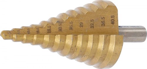 BGS technic Lépcsősfúró, titán bevonatú, 6-40,5 mm (BGS 1615)