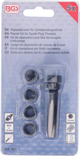 BGS technic Gyújtógyertya menetjavító készlet M10x1.00 (BGS 165)