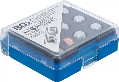 BGS technic Olajleeresztő menet javítókészlet M13 × 1,25 mm, 25 részes (BGS 168)
