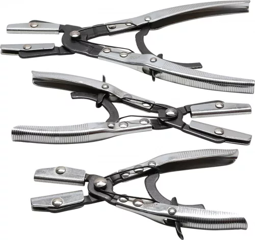 BGS technic Vízcső bilincs szorító fogó 3 részes (BGS 1718)