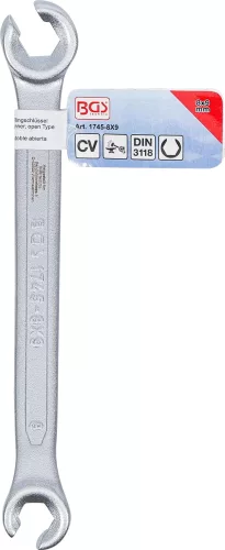 BGS technic Villáskulcs, 8 x 9mm (BGS 1745-8x9)