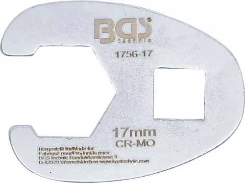 BGS technic 3/8" hollander kulcs fej, 17 mm (BGS 1756-17)