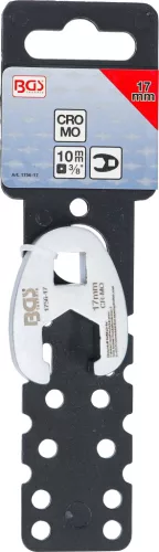 BGS technic 3/8" hollander kulcs fej, 17 mm (BGS 1756-17)