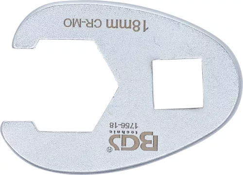 BGS technic 3/8" hollander kulcs fej, 18 mm (BGS 1756-18)