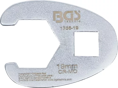 BGS technic 3/8" hollander kulcs fej, 19 mm (BGS 1756-19)