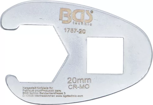 BGS technic 1/2" hollander kulcs fej, 20 mm (BGS 1757-20)