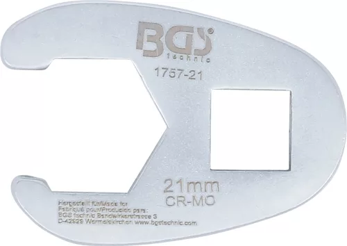 BGS technic 1/2" hollander kulcs fej, 21 mm (BGS 1757-21)