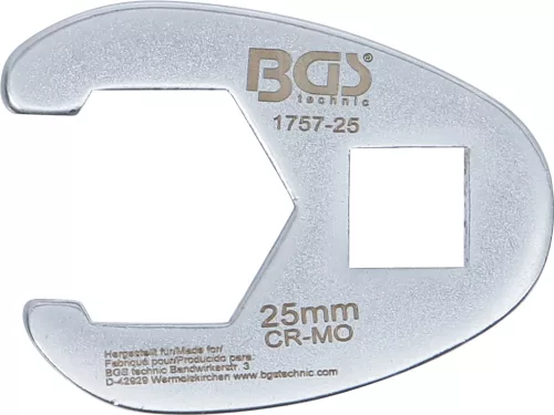 BGS technic 1/2" hollander kulcs fej, 25 mm (BGS 1757-25)