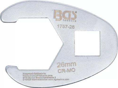 BGS technic 1/2" hollander kulcs fej, 26 mm (BGS 1757-26)