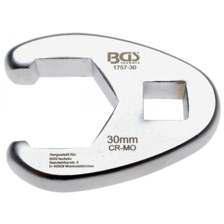 BGS technic 1/2" hollander kulcs fej, 30 mm (BGS 1757-30)