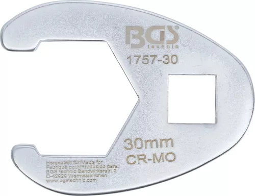 BGS technic 1/2" hollander kulcs fej, 30 mm (BGS 1757-30)